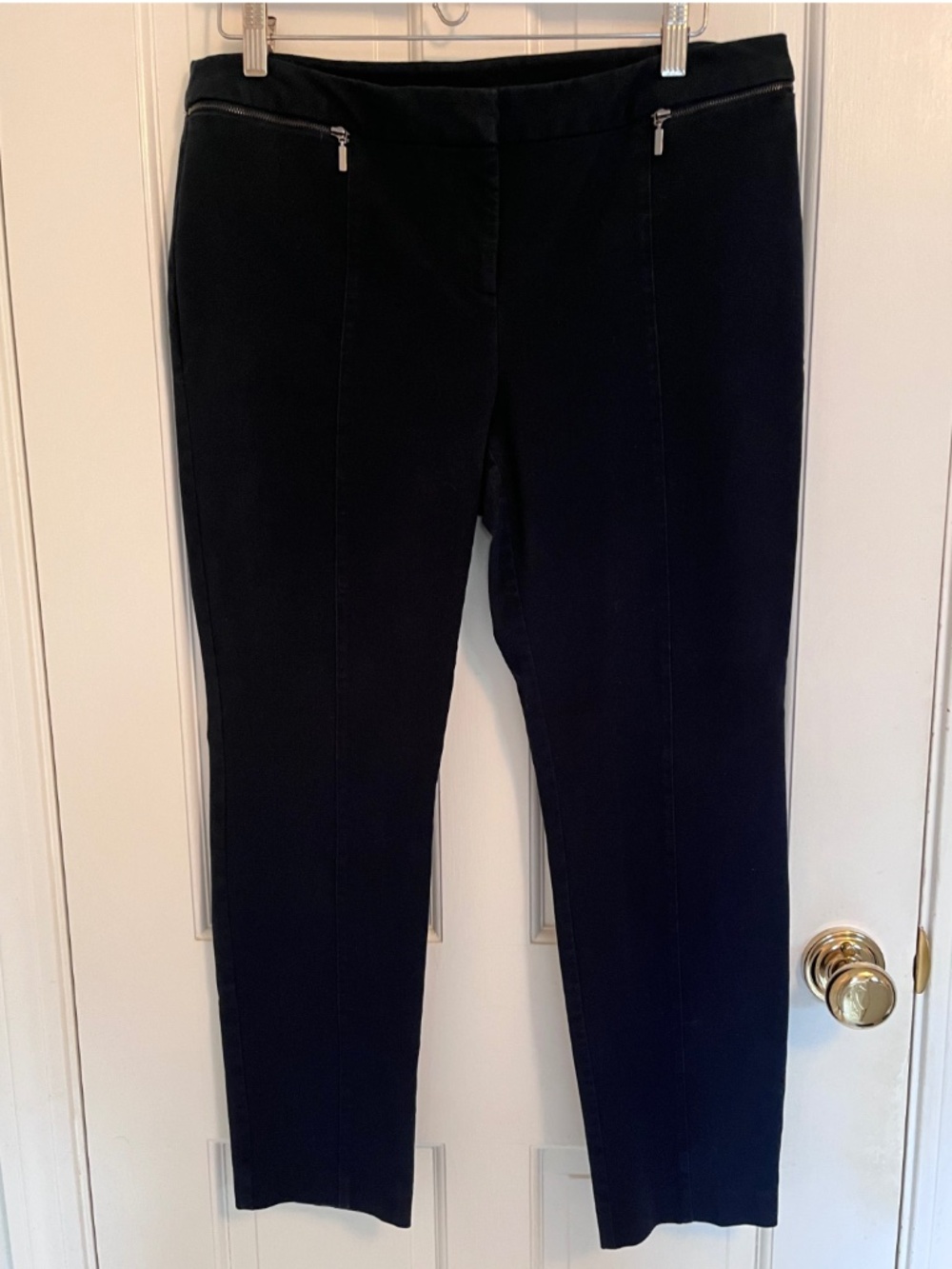 ALFANI Women’s Deep Navy Stretchy, Slim, Pants Size 14P